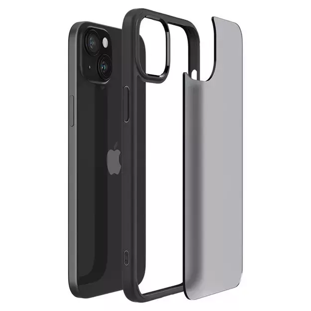 Spigen Ultra Hybrid iPhone 15 Plus Case - Black 23