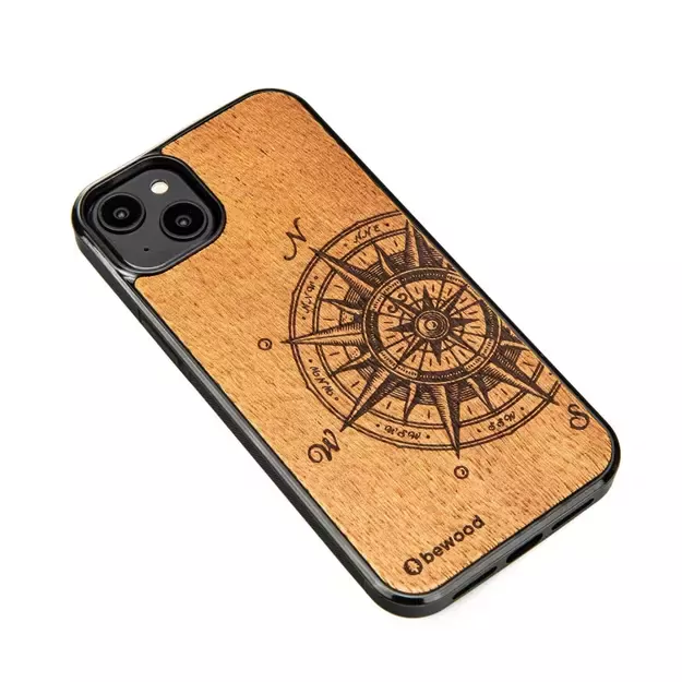 Bewood Traveler Merbau wooden case for iPhone 15 Plus 5