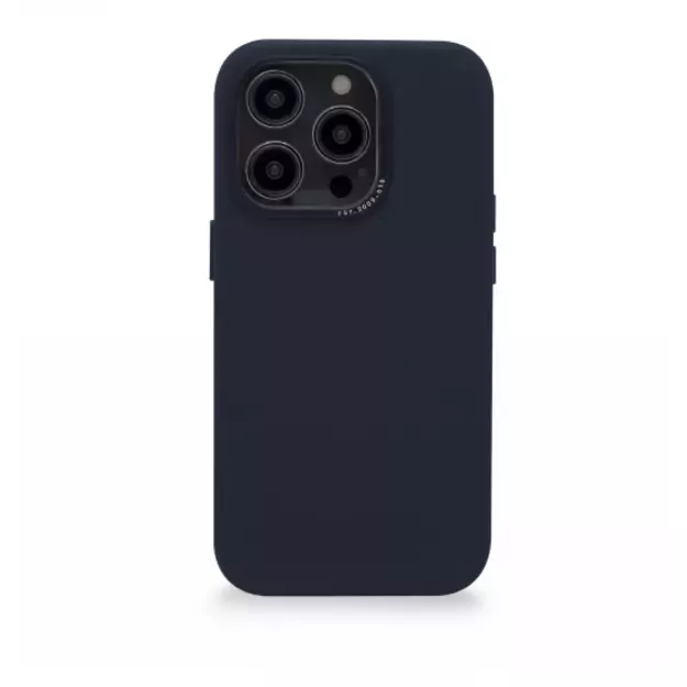 Decoded Leather Case with MagSafe for iPhone 14 Pro Max - navy blue