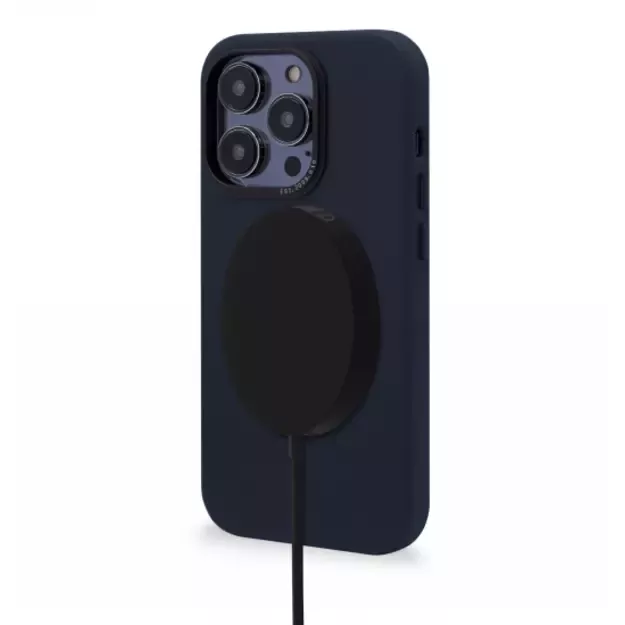 Decoded Leather Case with MagSafe for iPhone 14 Pro Max - navy blue 2