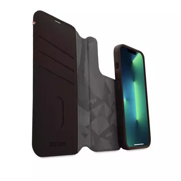 Decoded Detachable Wallet Case Leather with MagSafe with Flip for iPhone 14 Pro Max - Brown 8
