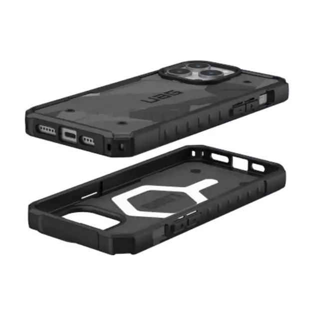 UAG Pathfinder MagSafe case for iPhone 15 Pro Max - camo gray 2