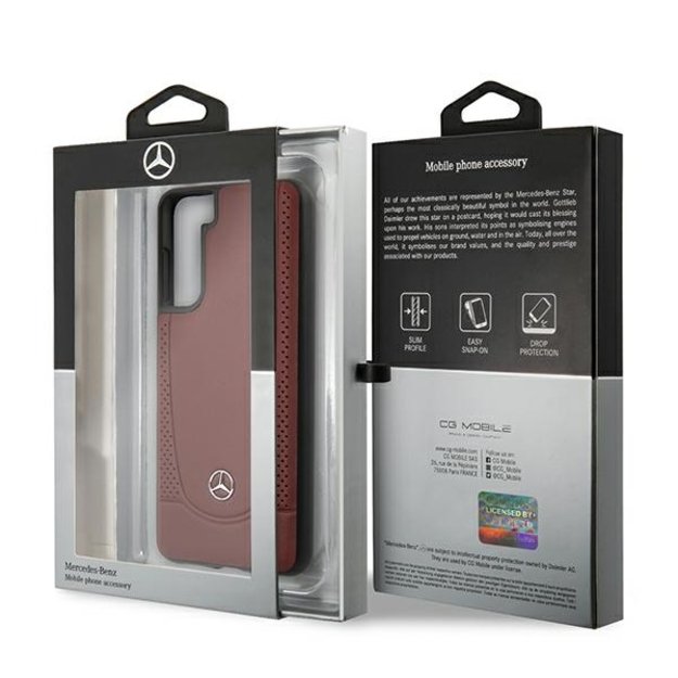 Mercedes MEHCS21MARMRE S21+ G996 czerwony/red hardcase Urban Line 7