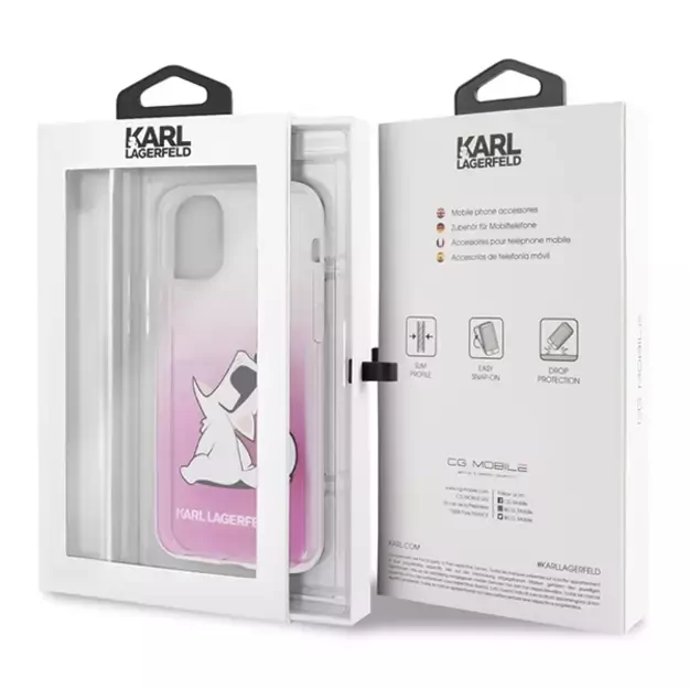 Karl Lagerfeld Choupette Fun iPhone 11 Pro Case - Pink 6