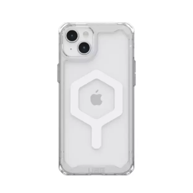 UAG Plyo MagSafe case for iPhone 15 Plus - transparent and white