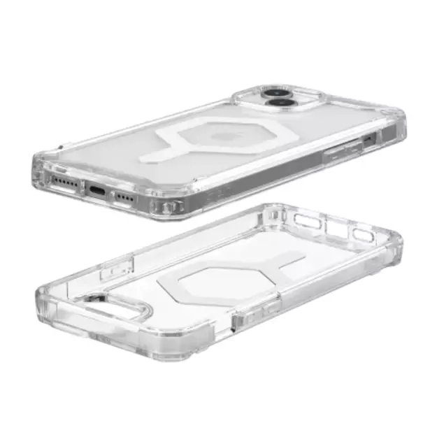 UAG Plyo MagSafe case for iPhone 15 Plus - transparent and white 4