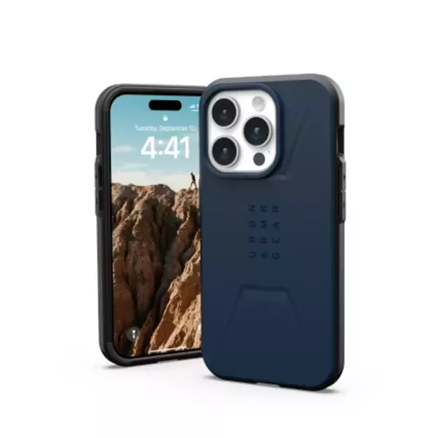 UAG Civilian MagSafe case for iPhone 15 Pro - dark blue 3