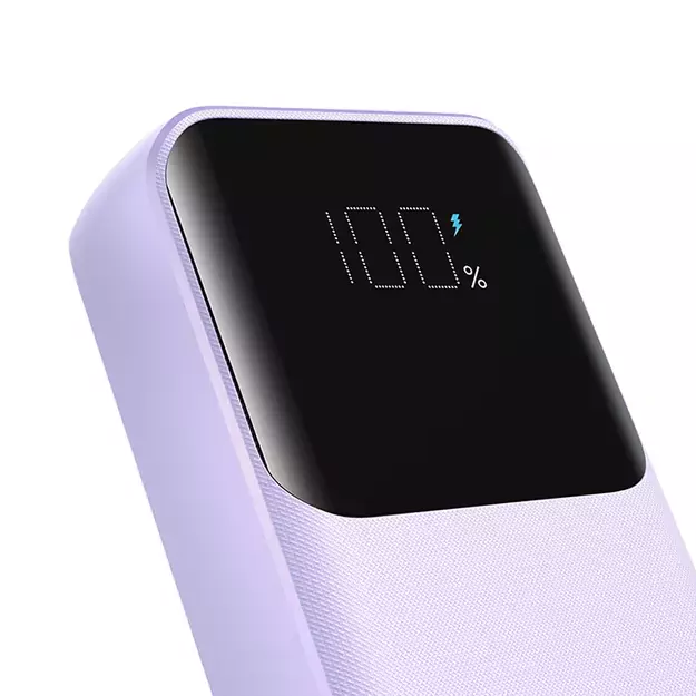 Joyroom JR-PBC06 mini power bank with built-in USB-C / Lightning cables 30W 10000mAh - purple 4