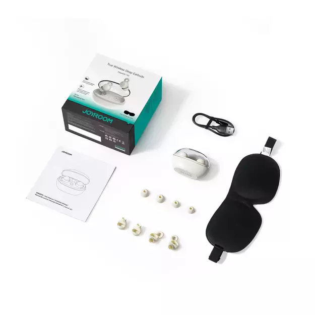 Joyroom JR-TS3 wireless in-ear headphones for sleeping - white 6