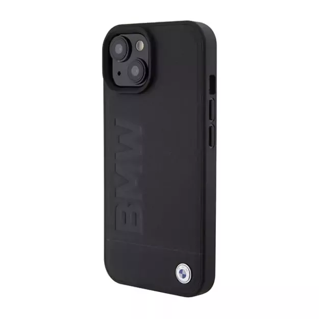 BMW BMHMP15SSLLBK iPhone 15 6.1&quot  black/black Magsafe hardcase Signature Logo Imprint 1