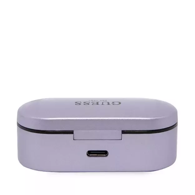 Guess GUTWST31EU TWS Bluetooth headphones + docking station purple/purple 2