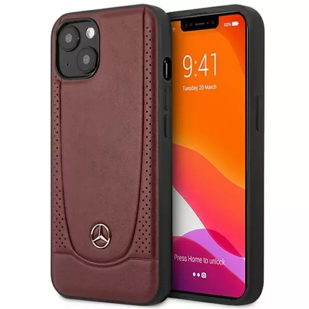 Mercedes MEHCP15SARMRE iPhone 15 6.1&quot  red/red hardcase Leather Urban Bengale
