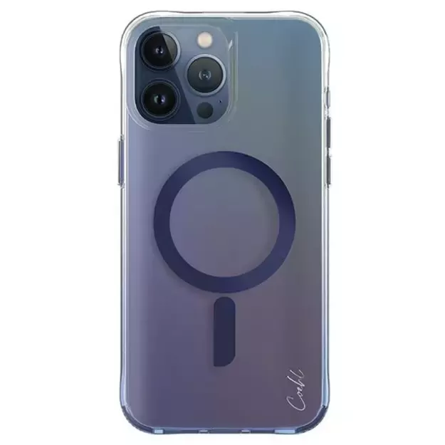 Uniq Coehl Dazze Magnetic Charging case for iPhone 15 Pro - blue