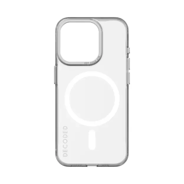 Decoded Transparent Clear Case with MagSafe for iPhone 15 Pro Max - transparent