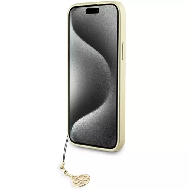 Guess 4G Charms Collection case for iPhone 15 Pro Max - gray 11