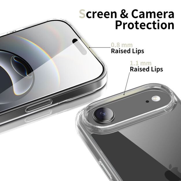 Tech-Protect FlexAir Hybrid Case for iPhone 17 Air - Clear 2
