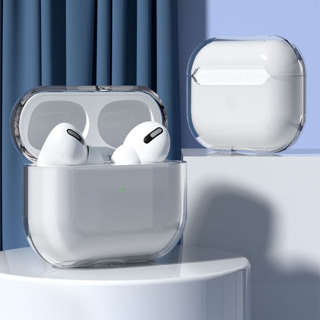 Case for AirPods 3 hard and strong cover for headphones transparent (case A) 5