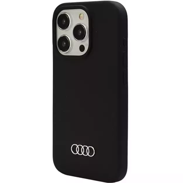 Audi Silicone Case for iPhone 15 Pro Max - black 8