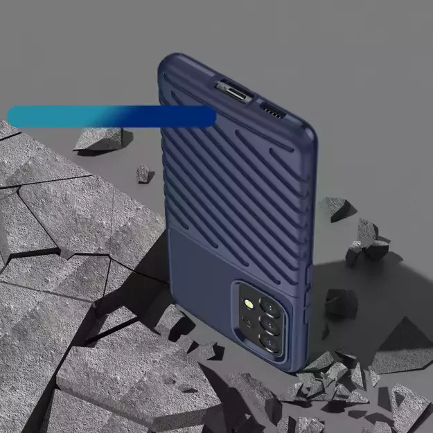 Thunder Case flexible armored cover for Samsung Galaxy A53 5G blue 6