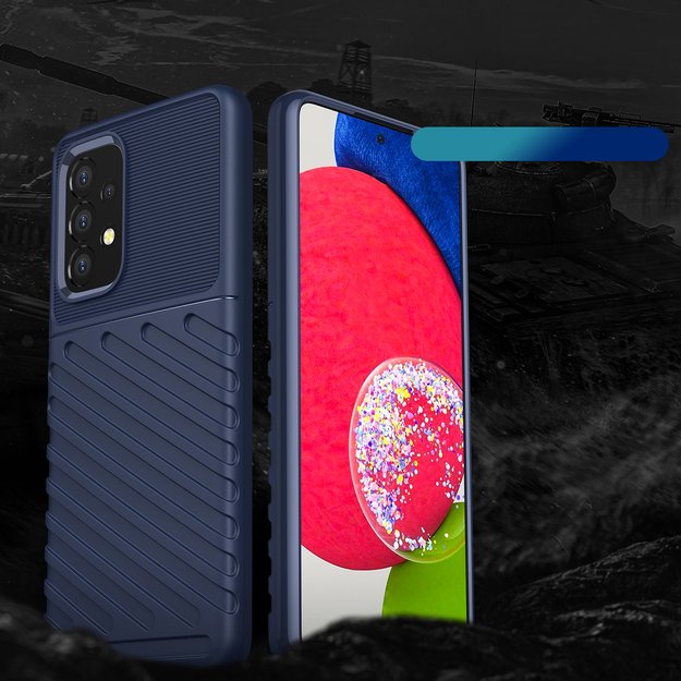 Thunder Case flexible armored cover for Samsung Galaxy A53 5G blue 8