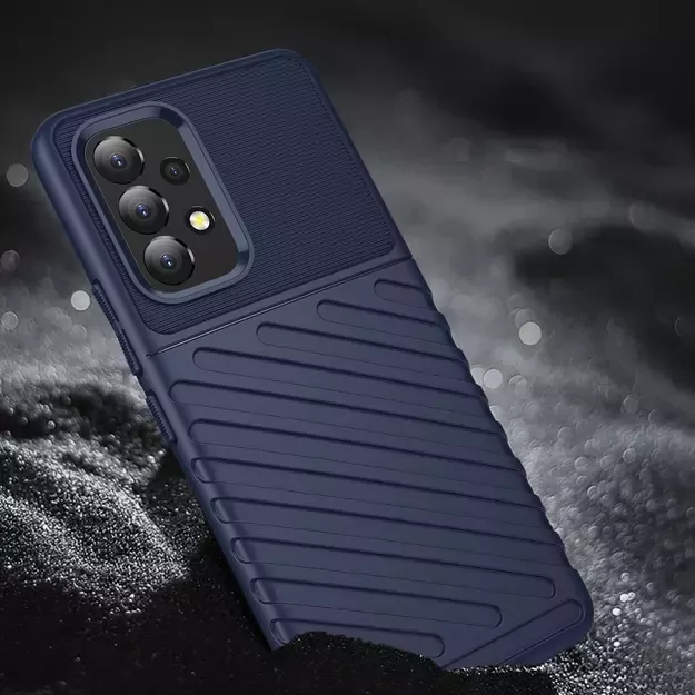 Thunder Case flexible armored cover for Samsung Galaxy A53 5G blue 4