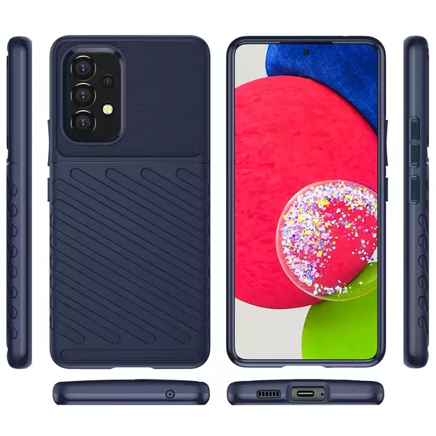 Thunder Case flexible armored cover for Samsung Galaxy A53 5G blue 7