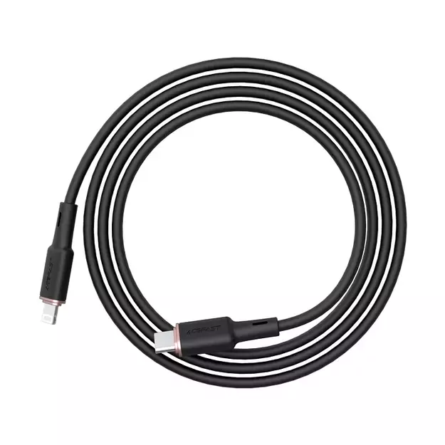 Acefast cable MFI USB Type C - Lightning 1.2m, 30W, 3A black (C2-01 black) 2