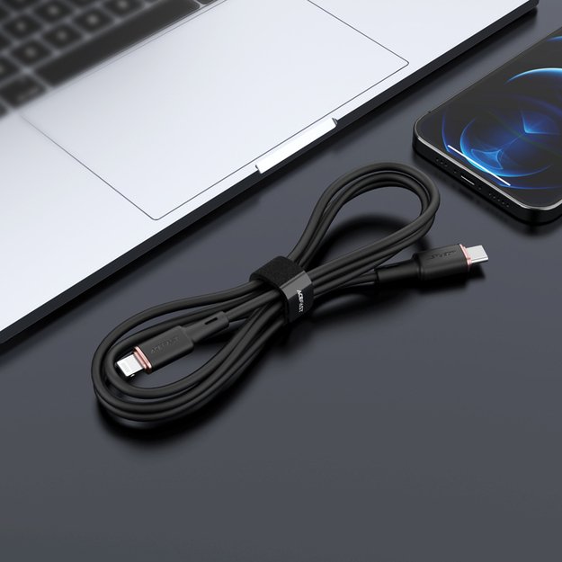 Acefast cable MFI USB Type C - Lightning 1.2m, 30W, 3A black (C2-01 black) 15