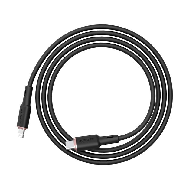 Acefast cable MFI USB Type C - Lightning 1.2m, 30W, 3A black (C2-01 black) 14