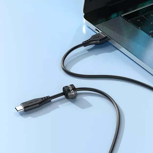 Acefast USB cable - USB Type C 1.2m, 3A black (C3-04 black) 5