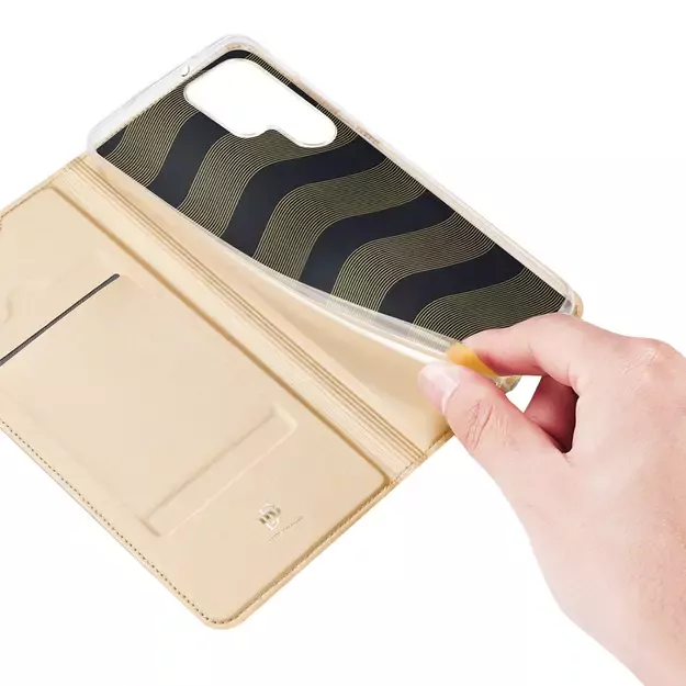 Dux Ducis Skin Pro Holster Cover for Samsung Galaxy S22 Ultra gold 7