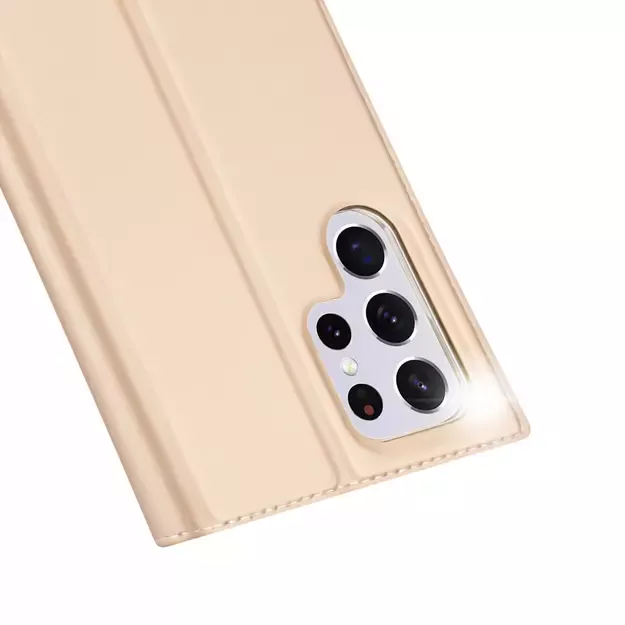Dux Ducis Skin Pro Holster Cover for Samsung Galaxy S22 Ultra gold 2