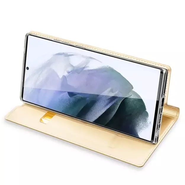 Dux Ducis Skin Pro Holster Cover for Samsung Galaxy S22 Ultra gold 3