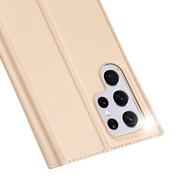 Dux Ducis Skin Pro Holster Cover for Samsung Galaxy S22 Ultra gold 23