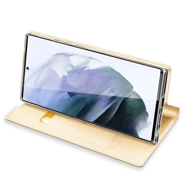 Dux Ducis Skin Pro Holster Cover for Samsung Galaxy S22 Ultra gold 42