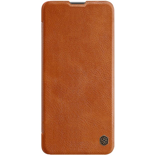 Nillkin Qin Case Case for Xiaomi Redmi Note 11 Pro+ (China) / Redmi Note 11 Pro (China) / Mi11i HyperCharge Camera Protector Holster Cover Flip Case Brown 1