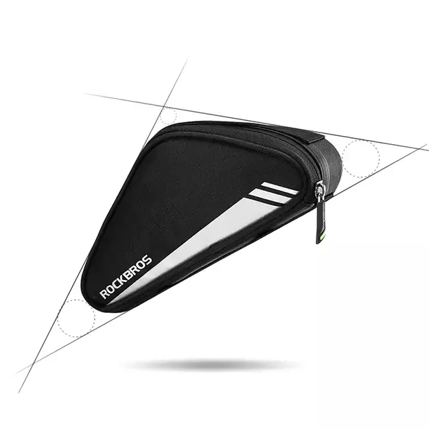 Rockbros B55-BK bicycle bag for frame 0.7 l - black 3