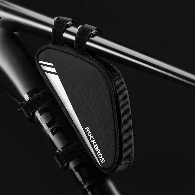Rockbros B55-BK bicycle bag for frame 0.7 l - black 12