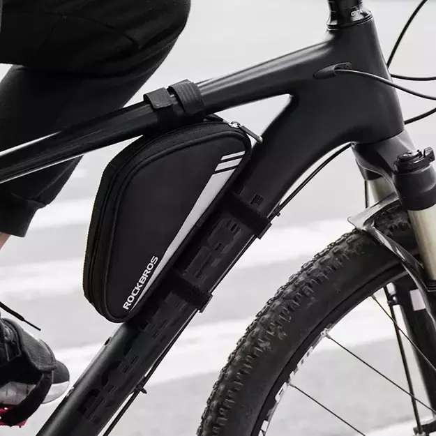 Rockbros B55-BK bicycle bag for frame 0.7 l - black 9