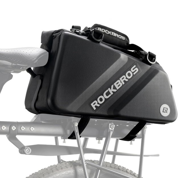 Rockbros 30140090001 bicycle bag for trunk 11.6l - black 4