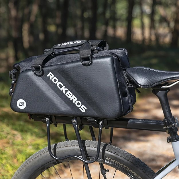 Rockbros 30140090001 bicycle bag for trunk 11.6l - black 3