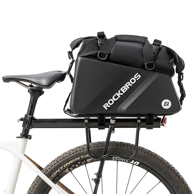 Rockbros 30140090001 bicycle bag for trunk 11.6l - black 1