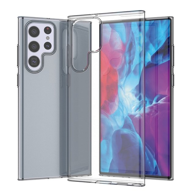 Ultra Clear Gel Cover 0.5mm Samsung Galaxy S22 Ultra Transparent 10