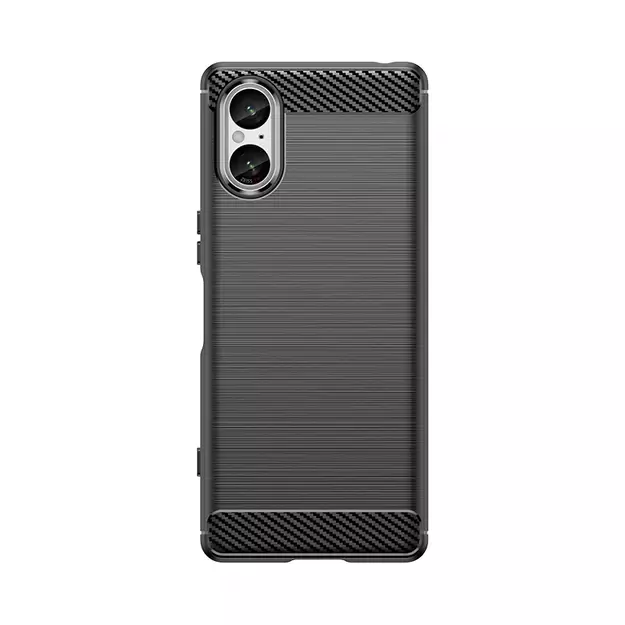 Carbon Case for Sony Xperia 5 V - black