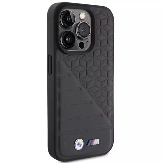 BMW Bi Pattern iPhone 15 Pro Case - Black 3