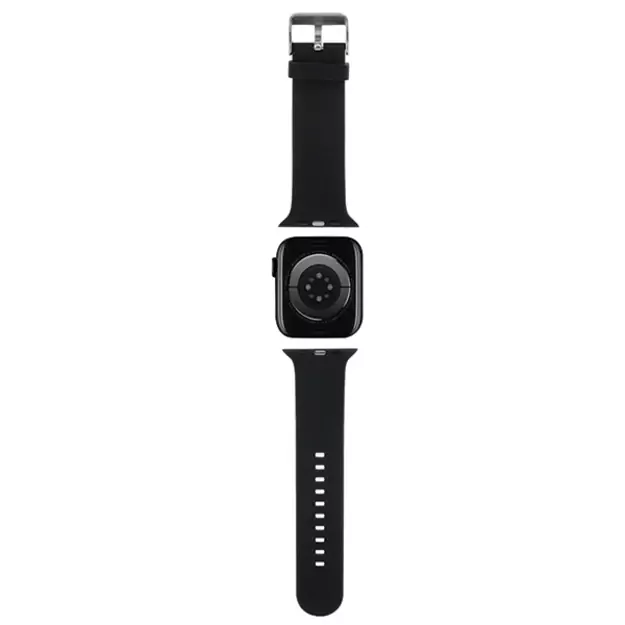 Karl Lagerfeld 3D Rubber Karl&amp Choupette Heads strap for Apple Watch 38/40/41mm - black 4