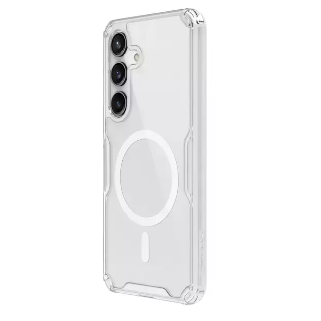 Nillkin Nature Pro armored case with a magnetic ring for Samsung Galaxy S24+ - white 22