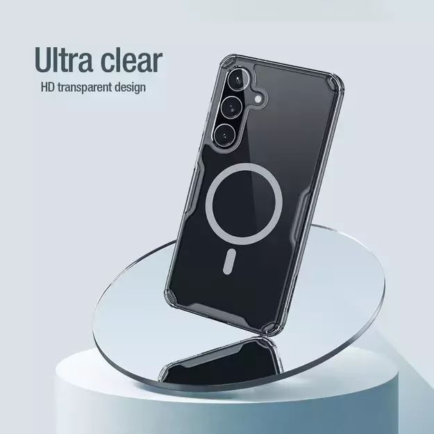 Nillkin Nature Pro armored case with a magnetic ring for Samsung Galaxy S24+ - white 29