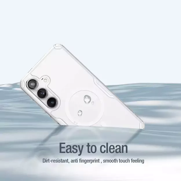 Nillkin Nature Pro armored case with a magnetic ring for Samsung Galaxy S24+ - white 36