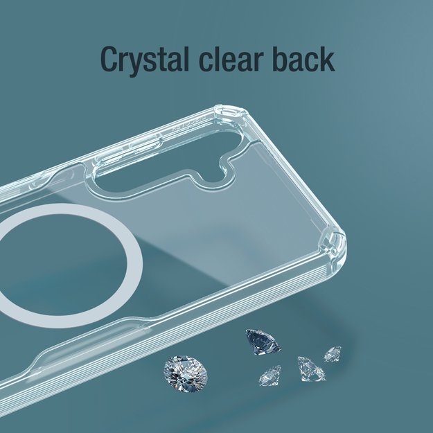 Nillkin Nature Pro armored case with a magnetic ring for Samsung Galaxy S24+ - white 8